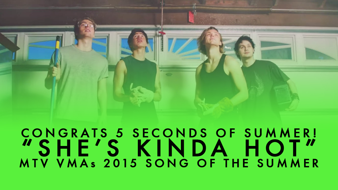 5 Seconds of Summer Wins MTV VMAs Song of the Summer Capitol Records