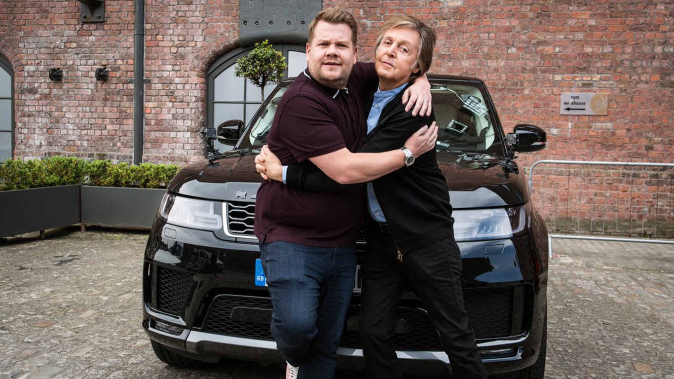 paul mccartney brings james corden to tears with